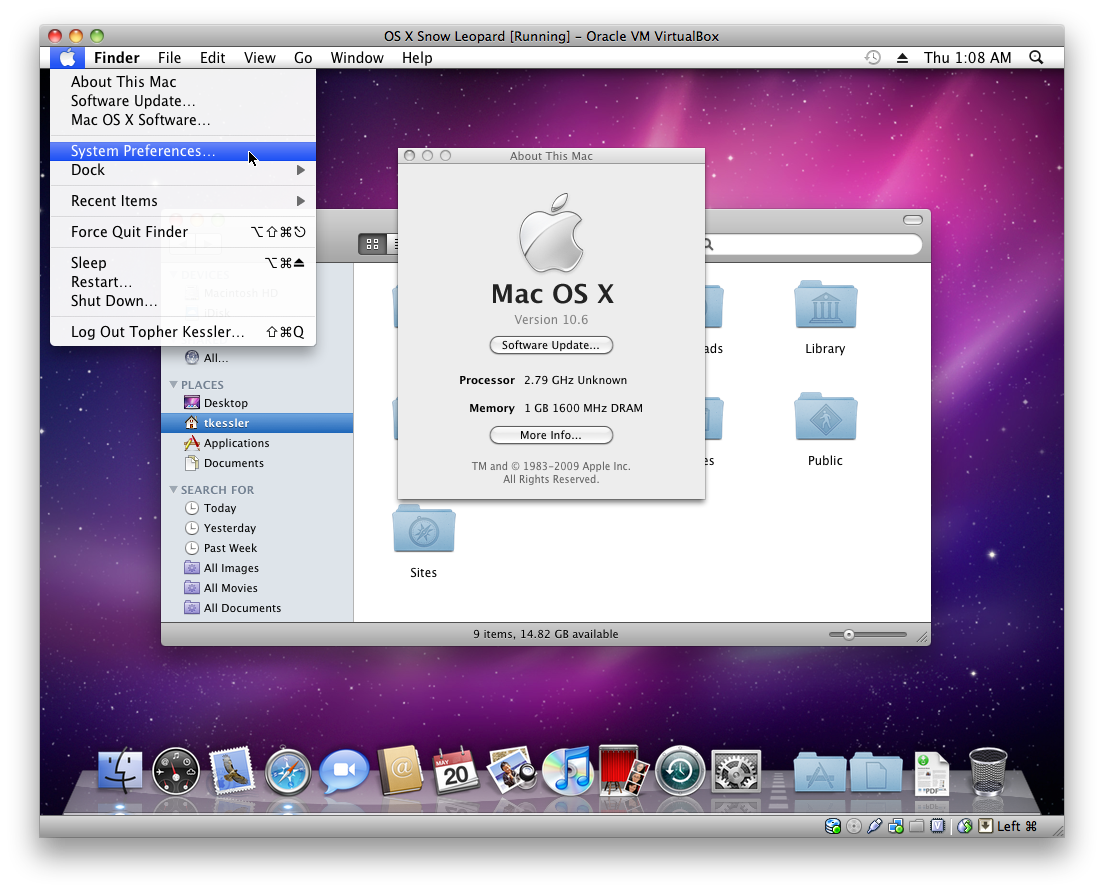 oracle linux virtualbox for mac install
